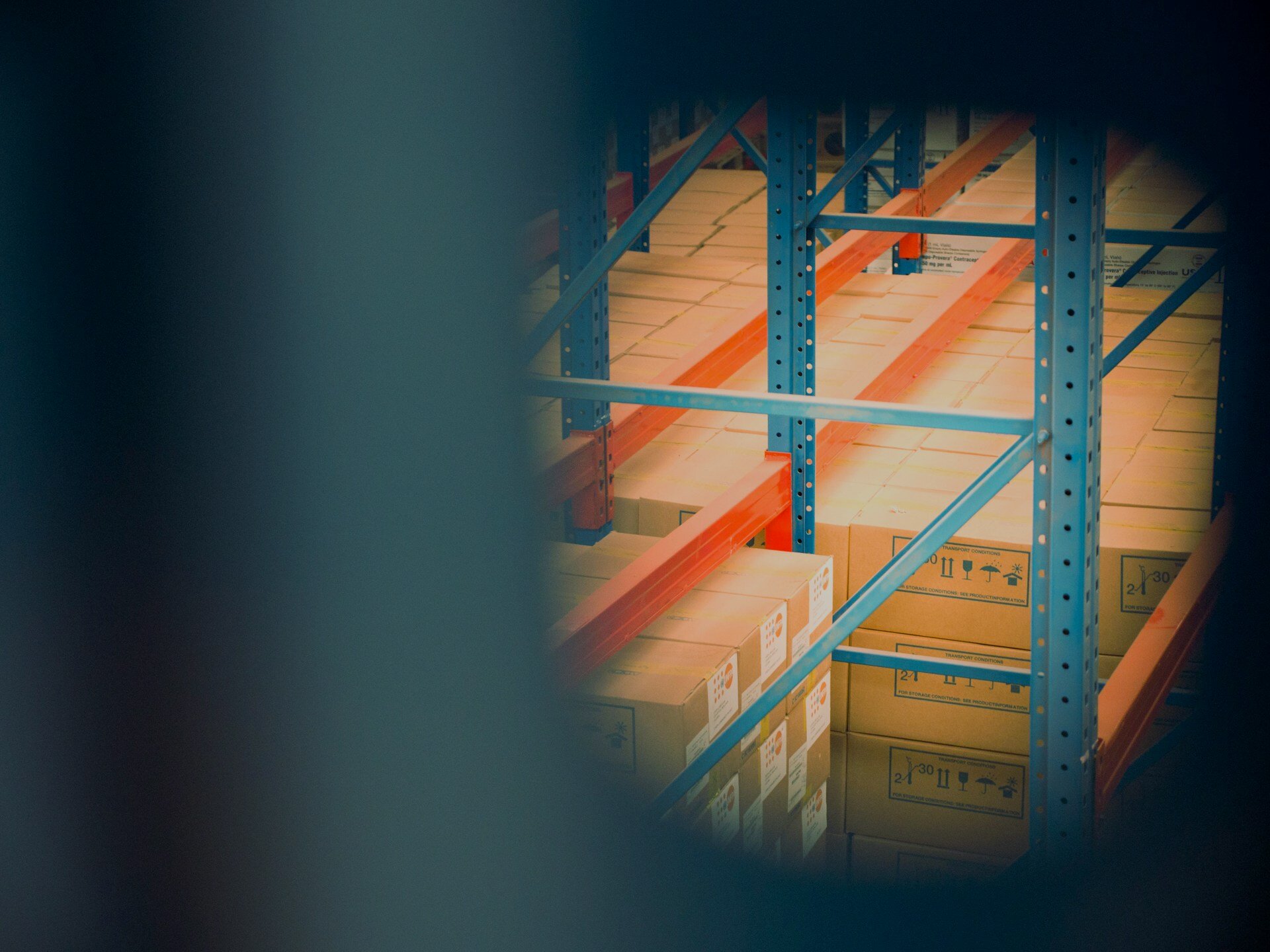 Supply chains under pressure: A warehouse in focus. 